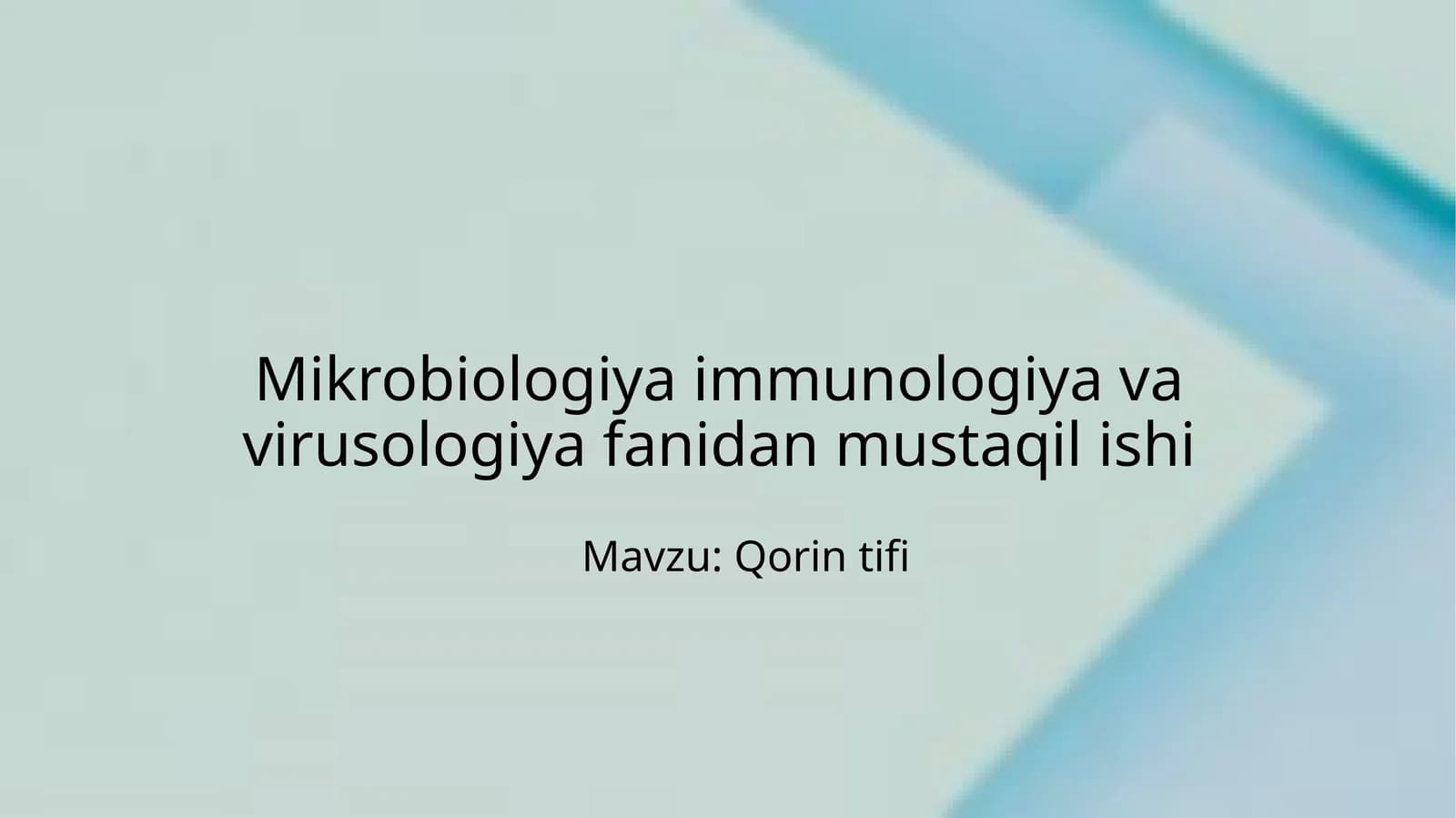 Mikrobiologiyaimmunologiyavavirusologiyafanidanmustaqilishi