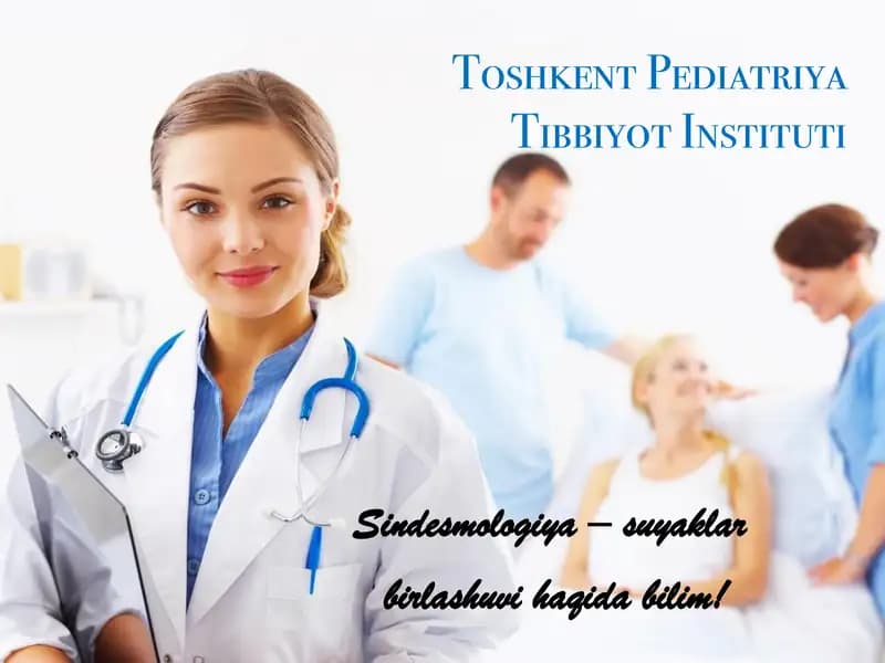 Sindesmologiya haqida tushuncha