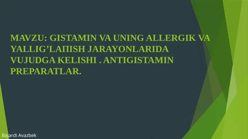 Gistamin