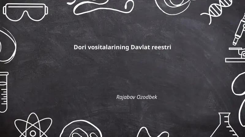 Dori vositalarining Davlat reestri