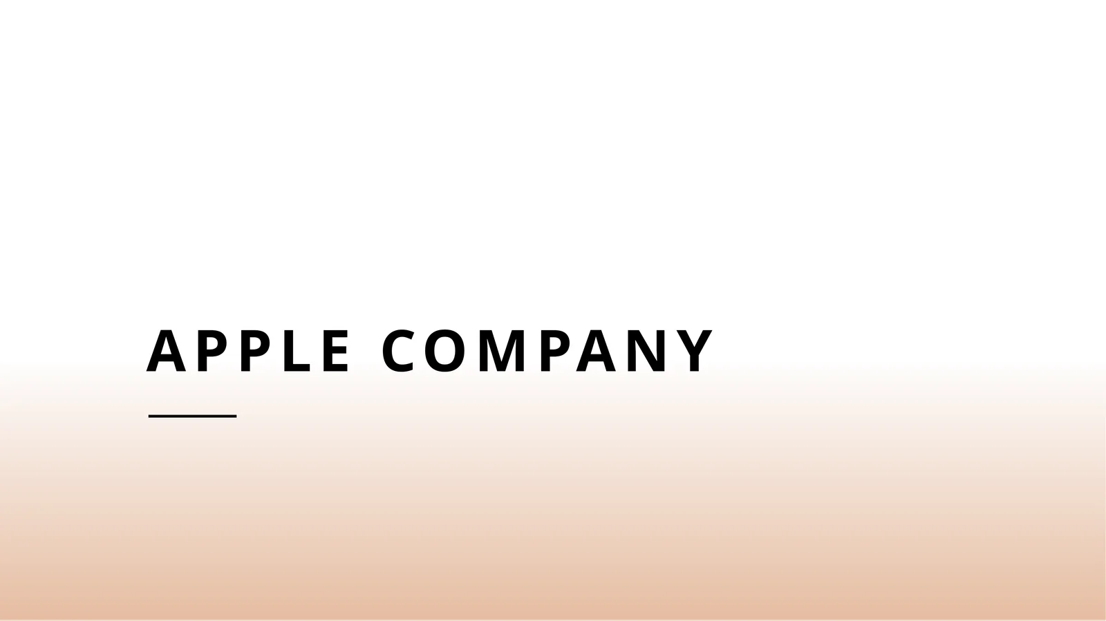 Apple company