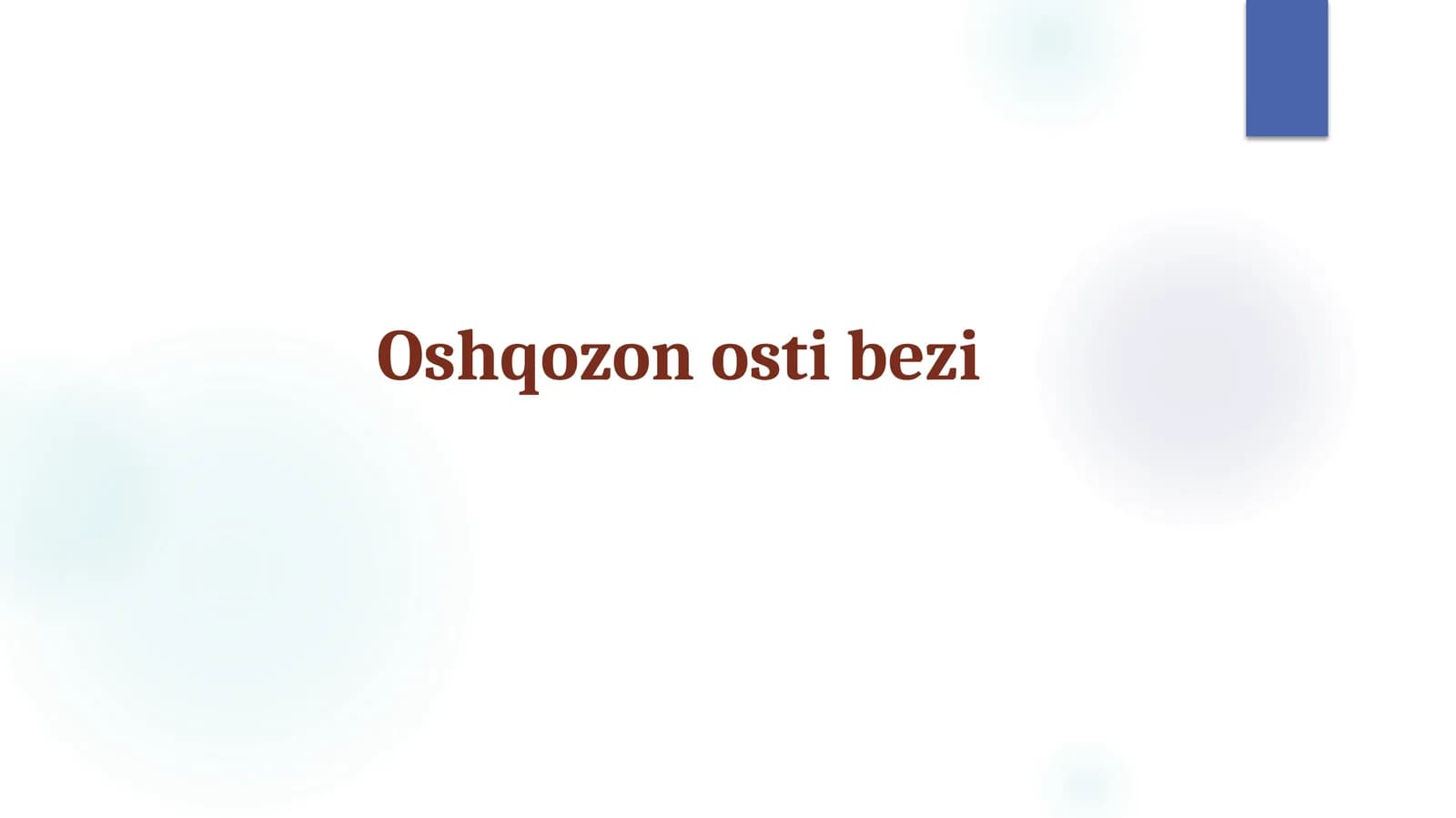 Oshqozon osti bezi
