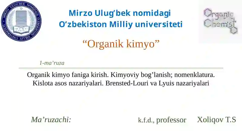 Organik kimyo
