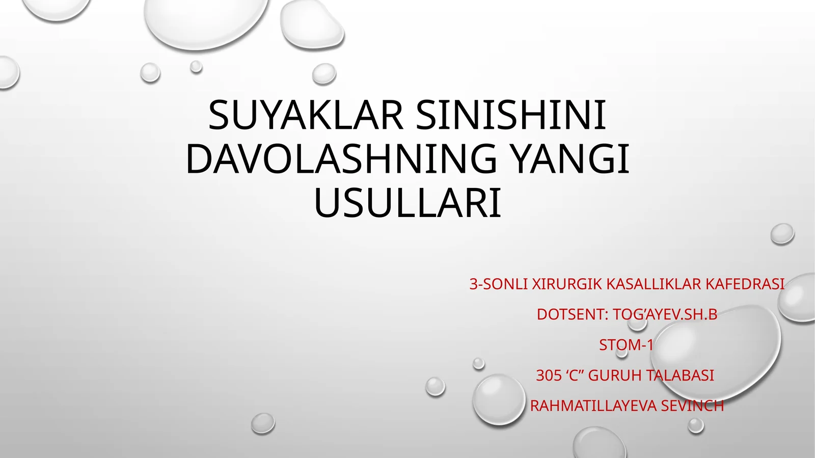 Suyaklarsinishinidavolashning yangi usullari