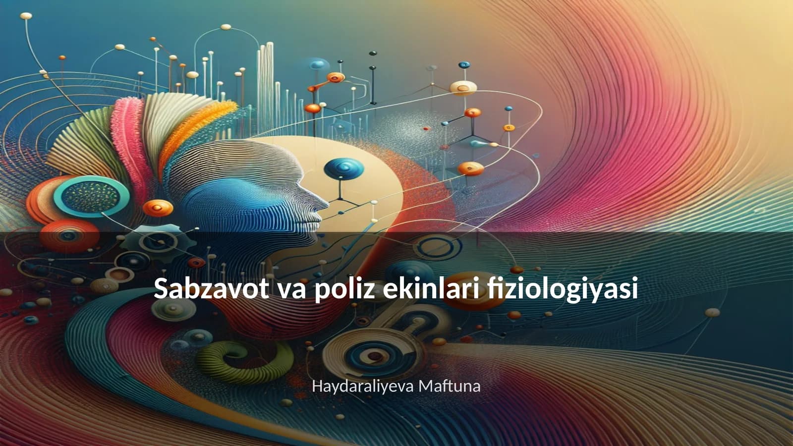 Sabzavot va poliz ekinlari fiziologiyasi