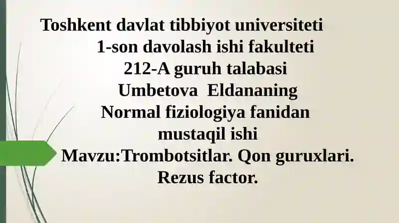 Trombotsitlar