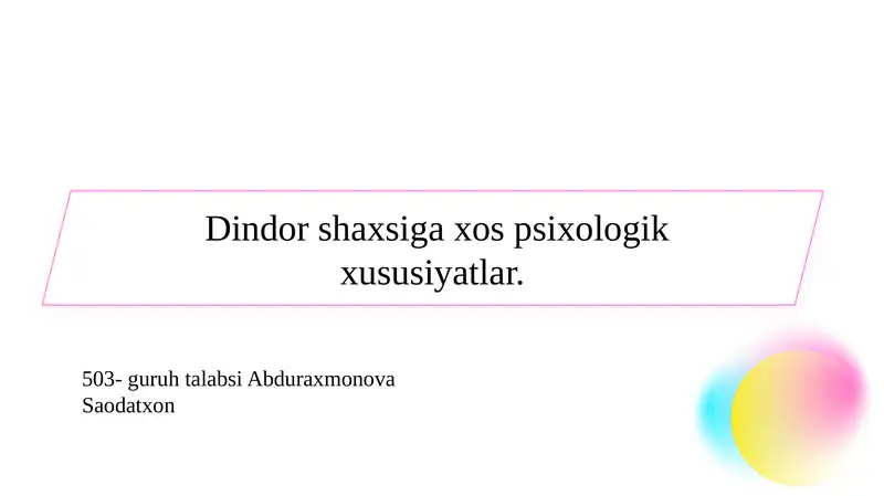 Product slide 1