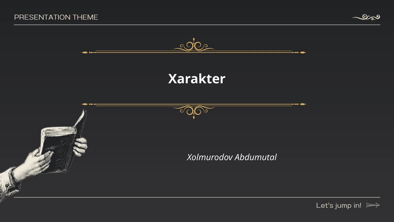 Charakter va shaxs
