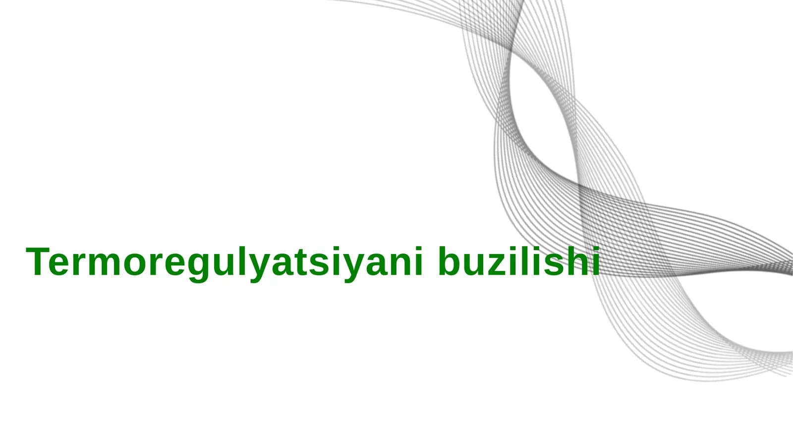 Termoregulyatsiya