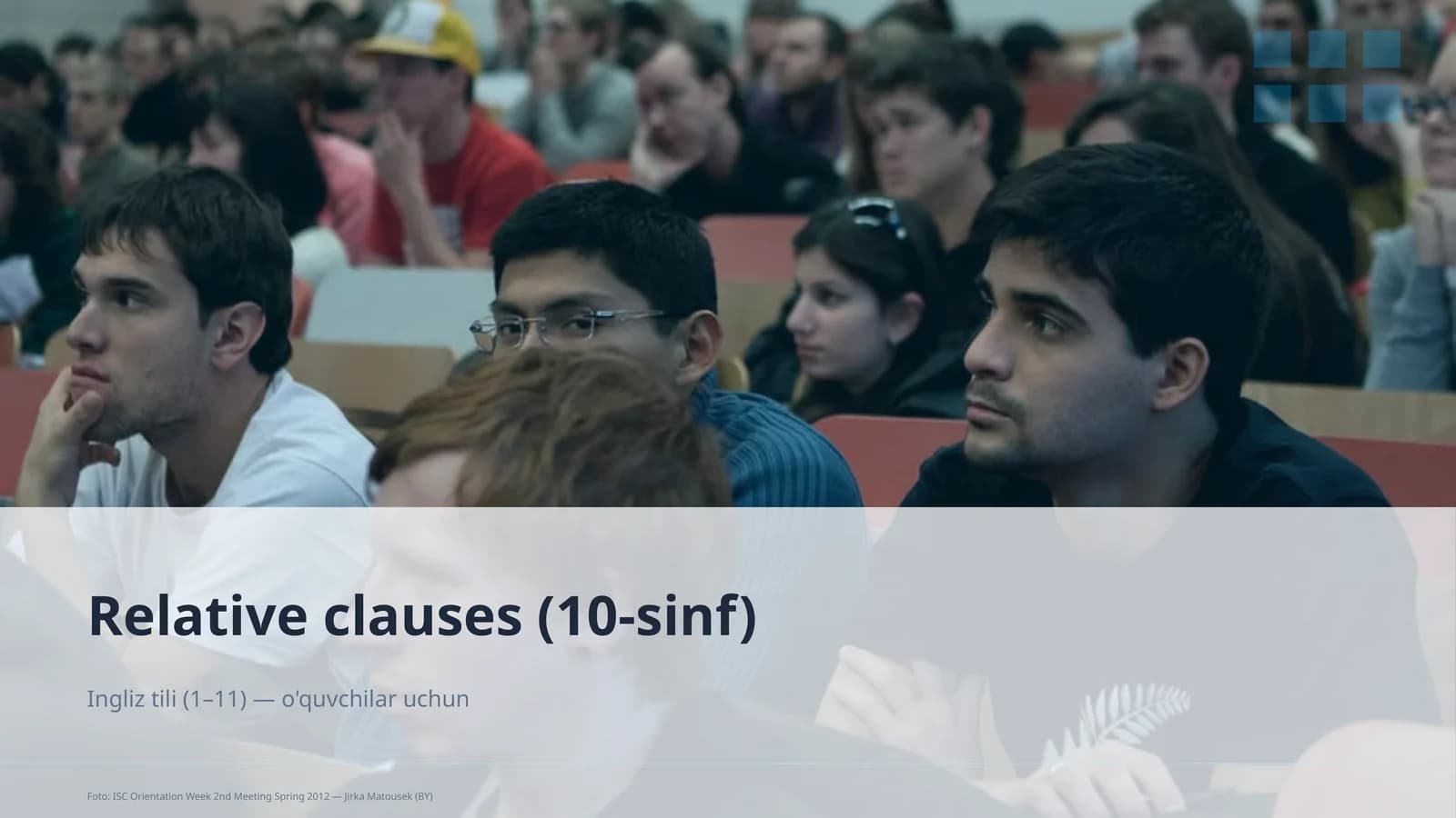 Relative clauses (10-sinf)