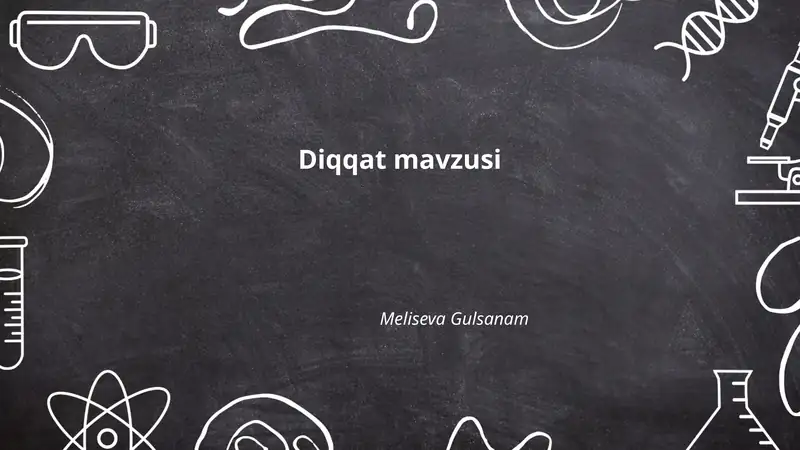 Diqqat mavzusi