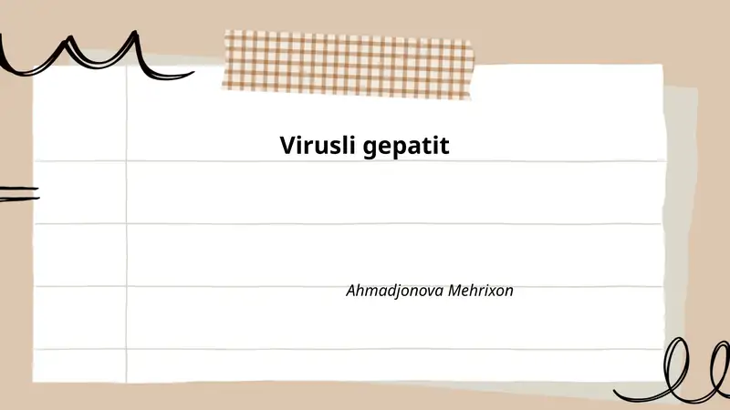 Virusli gepatit