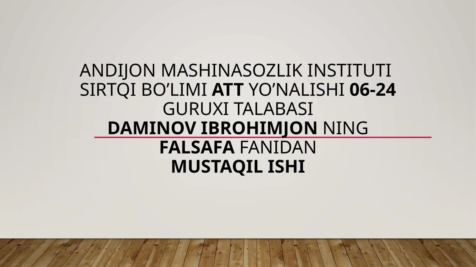 Rahbarlik va Javobgarlik