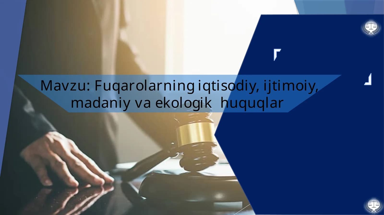 Fuqarolarning iqtisodiy, ijtimoiy, madaniy va ekologik  huquqlar