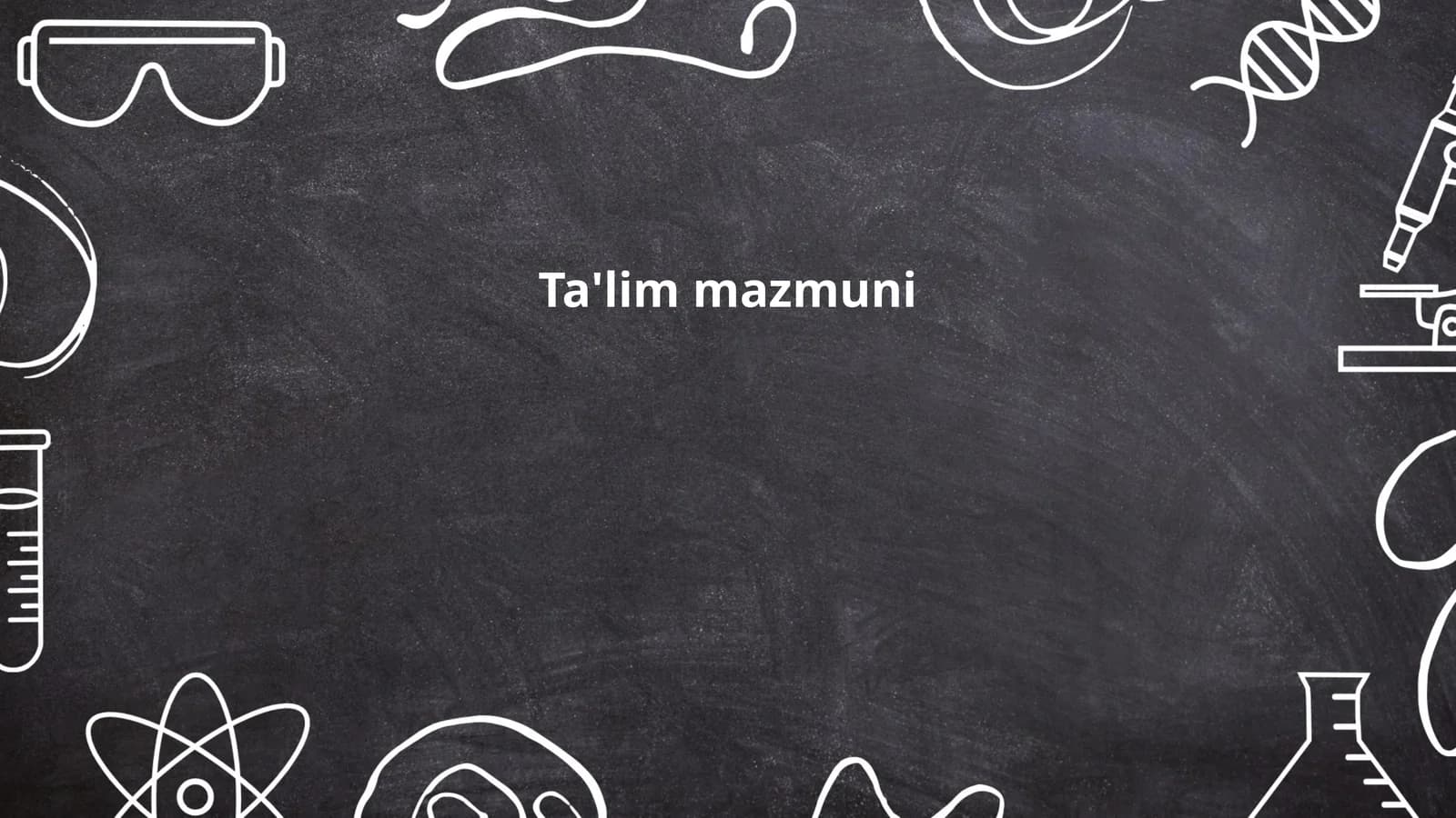 Ta'lim mazmuni