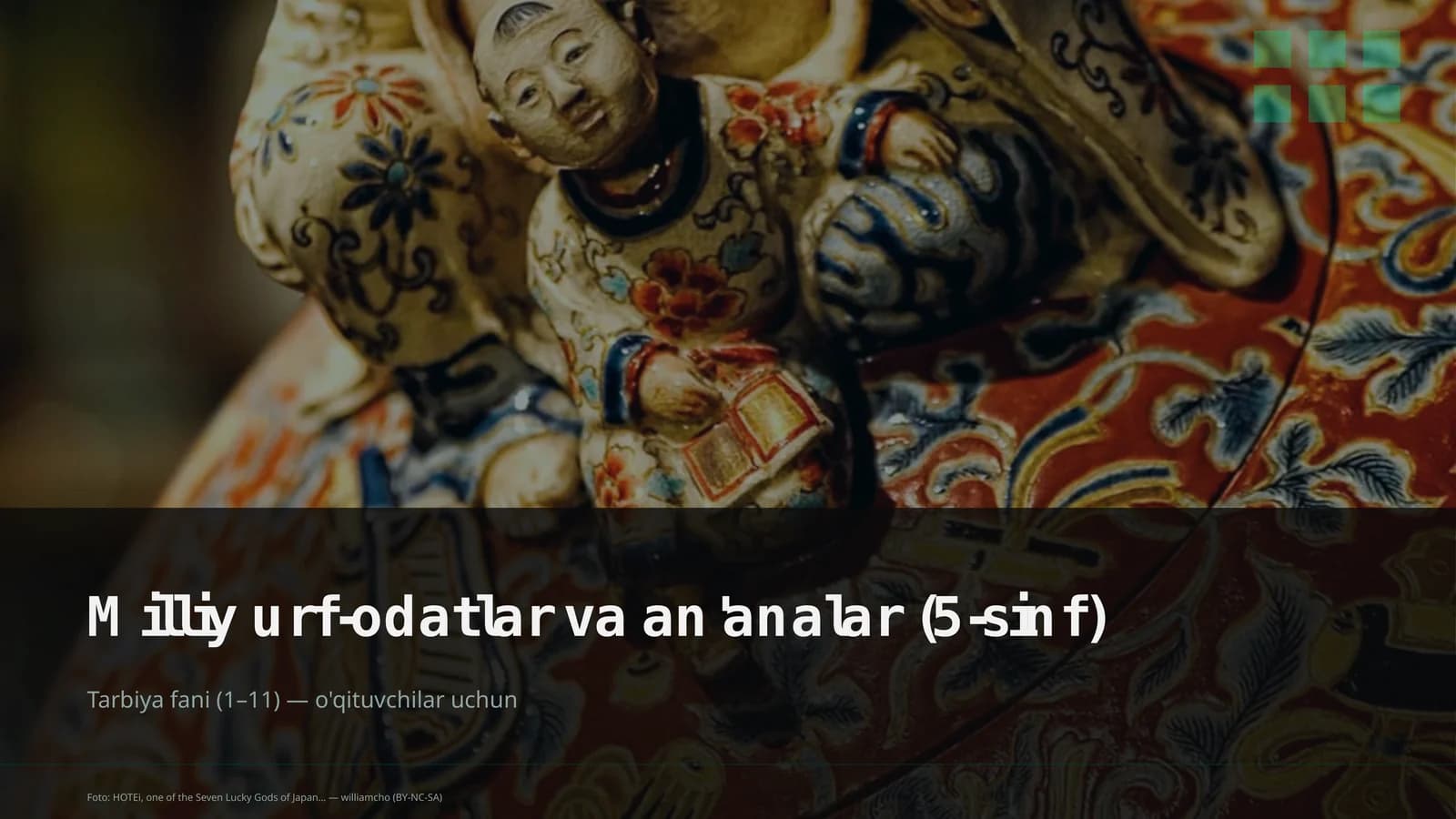 Milliy urf-odatlar va an'analar (5-sinf)