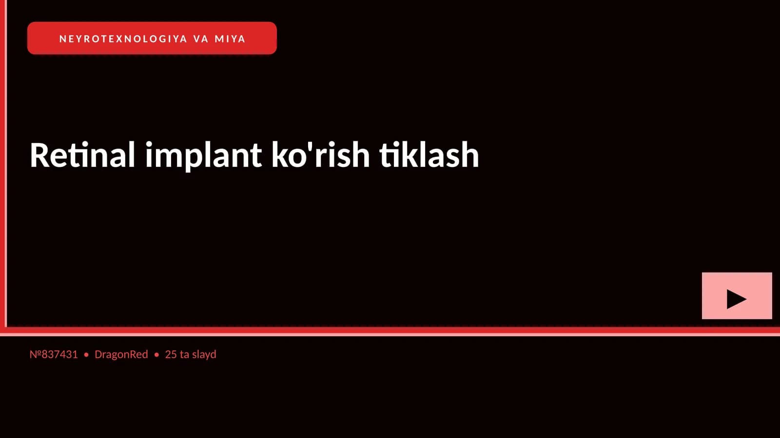 NEYROTEXNOLOGIYA VA MIYA