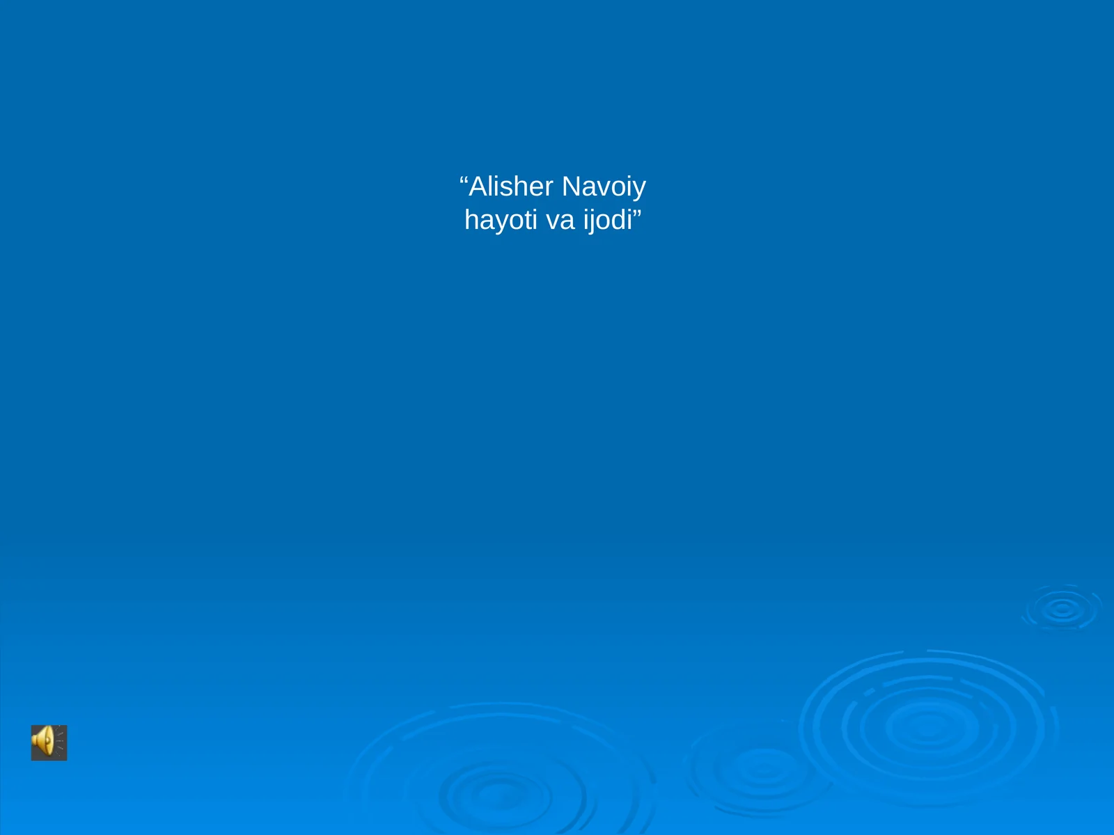 Mir Alisher Navoiy
