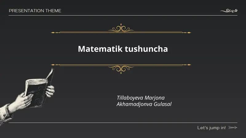 Matematik tushuncha