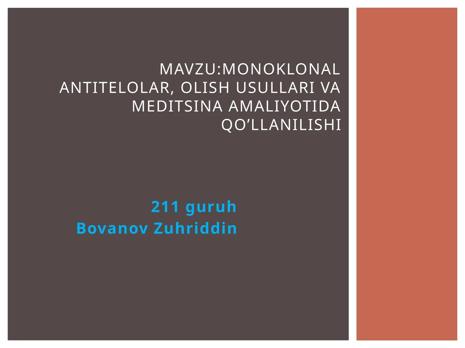 Monoklonal antitelolar ishlab chiqarish texnologiyasi