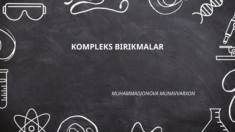 Kompleks birikmalar