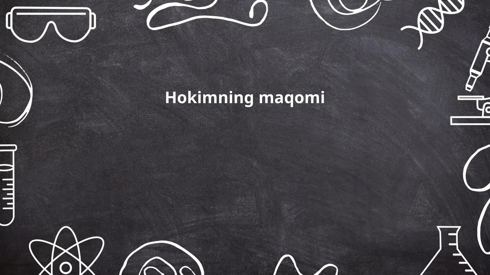 Hokimning maqomi