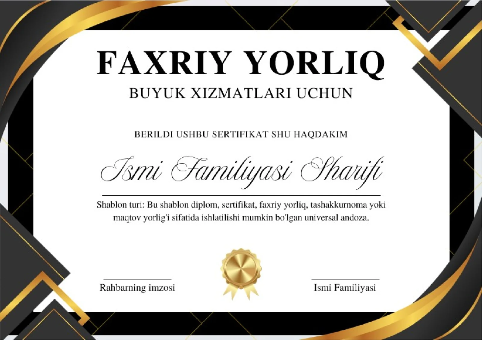 FAXRIY YORLIQ