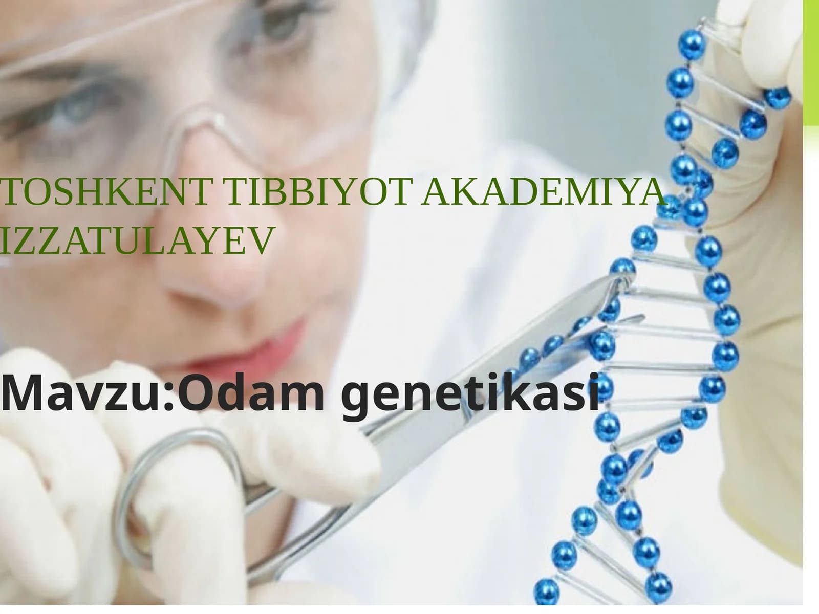 Odam genetikasi