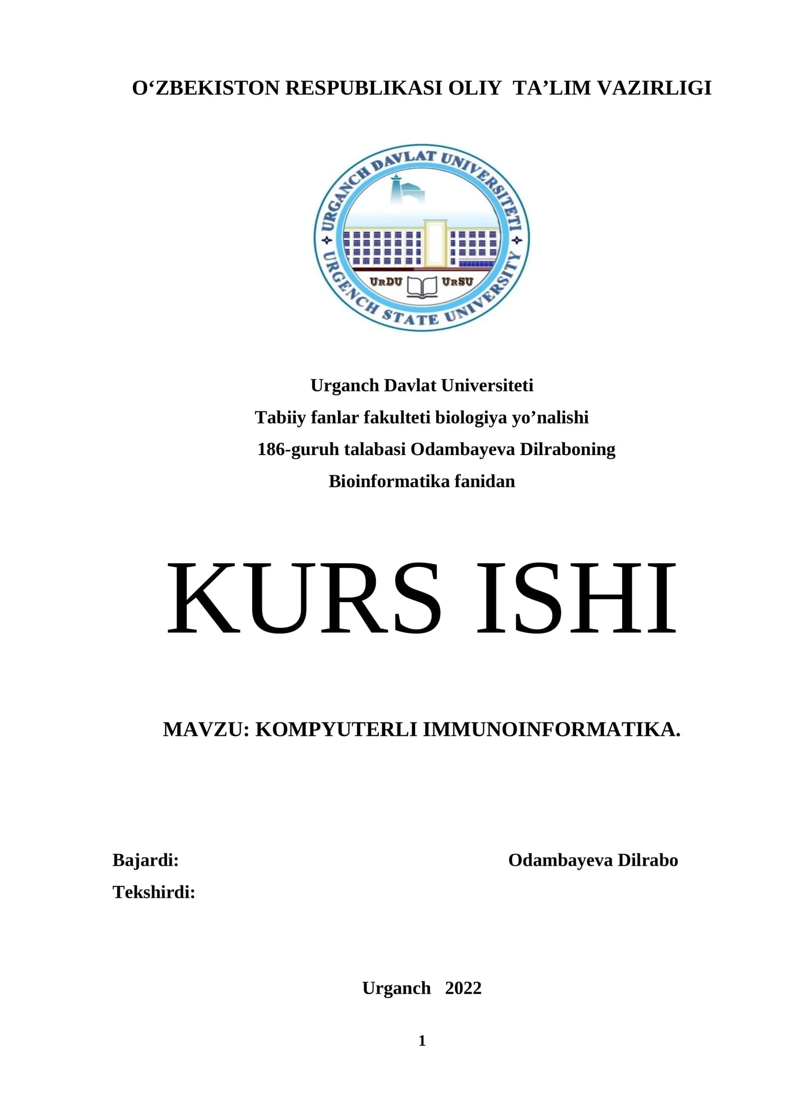 Kompyuterli immunoinformatika