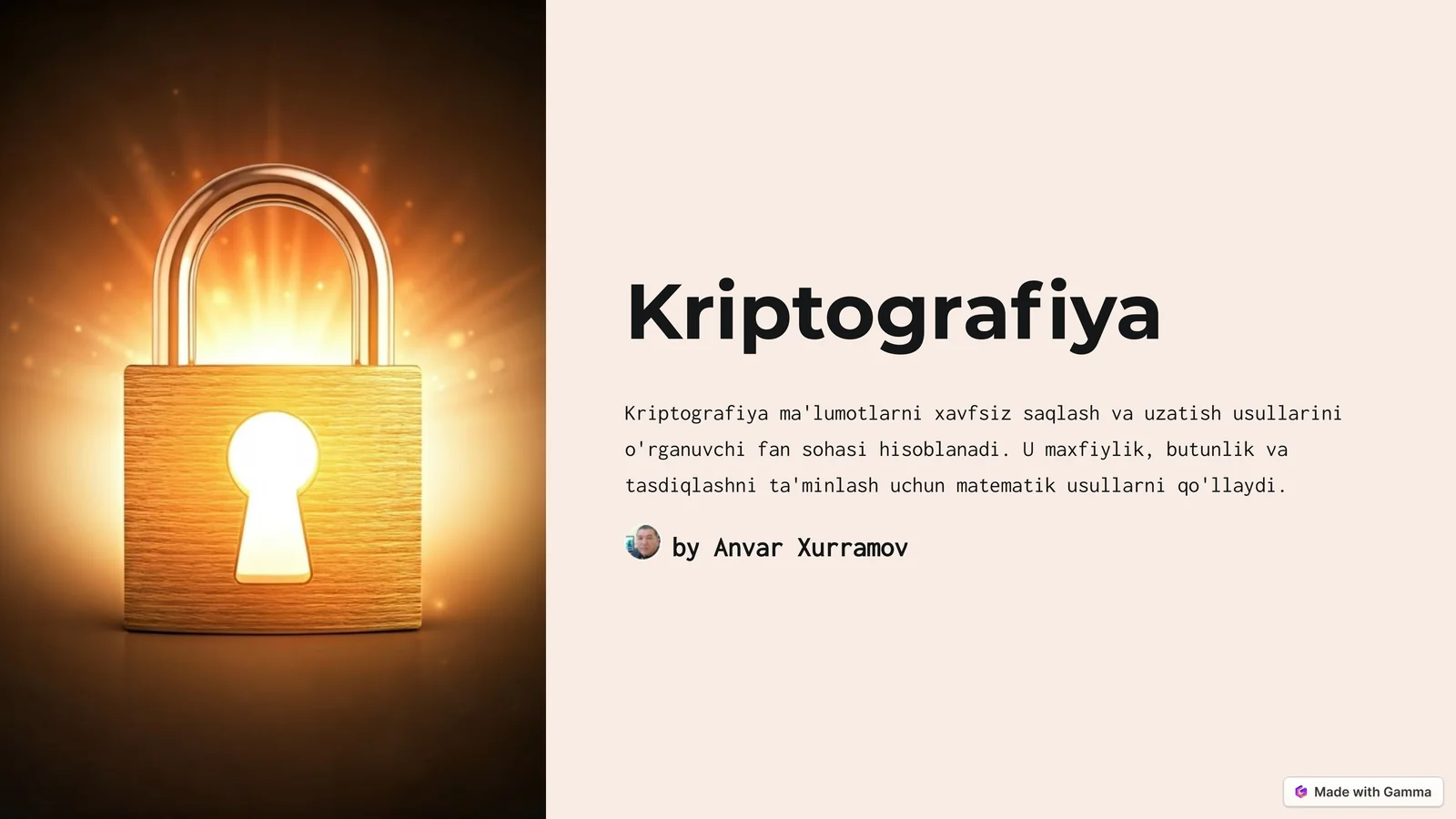 Kriptografiya