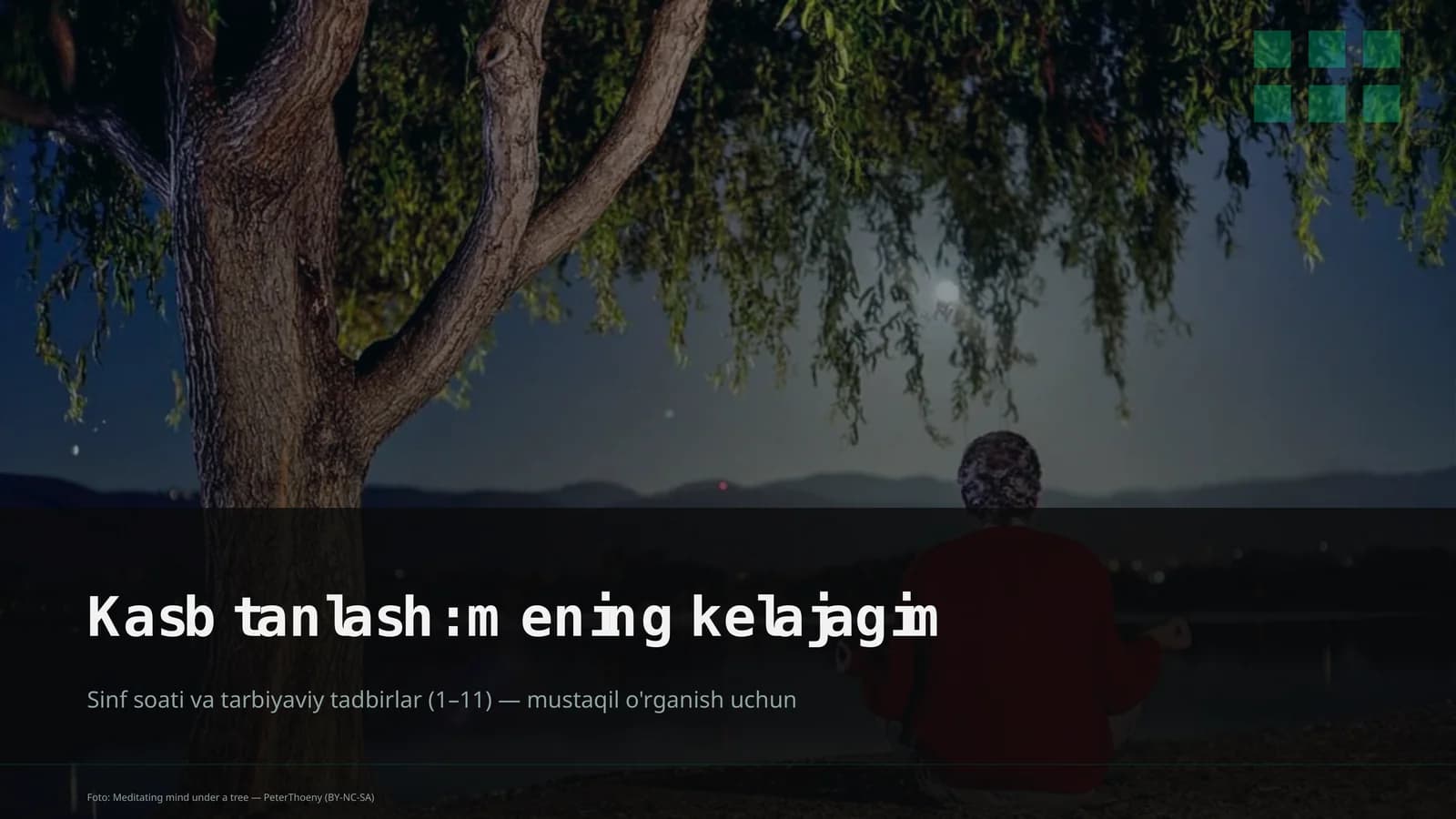 Kasb tanlash: mening kelajagim