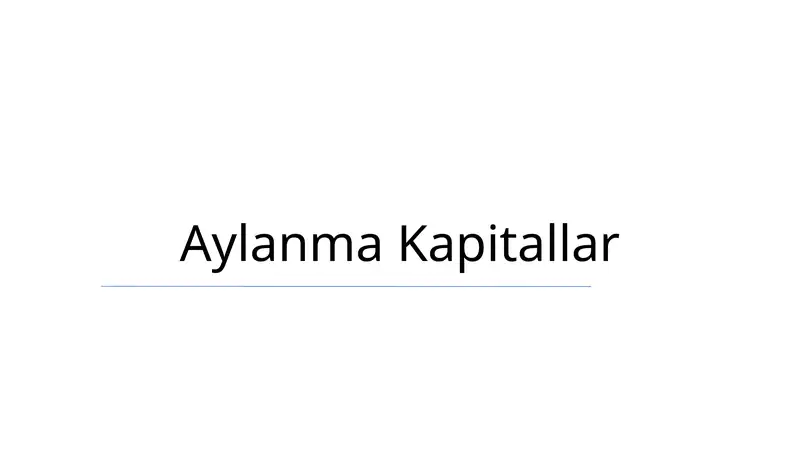 Aylanma Kapitallar