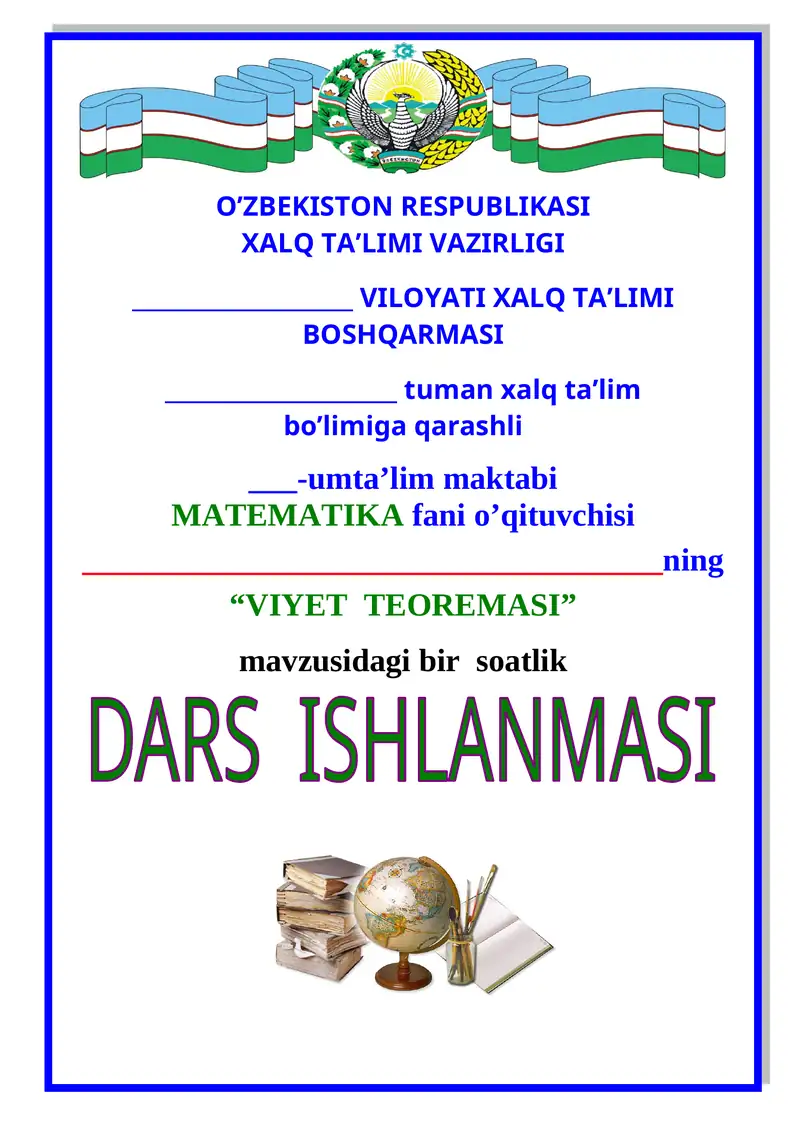 Viyet Teoremasi