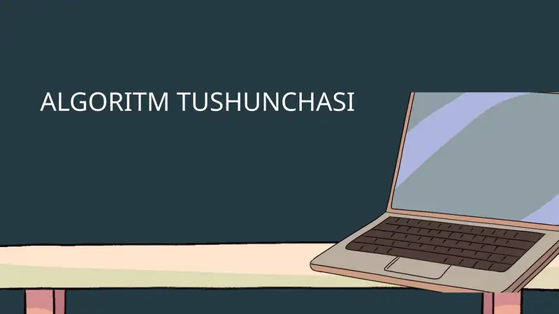 ALGORITM TUSHUNCHASI