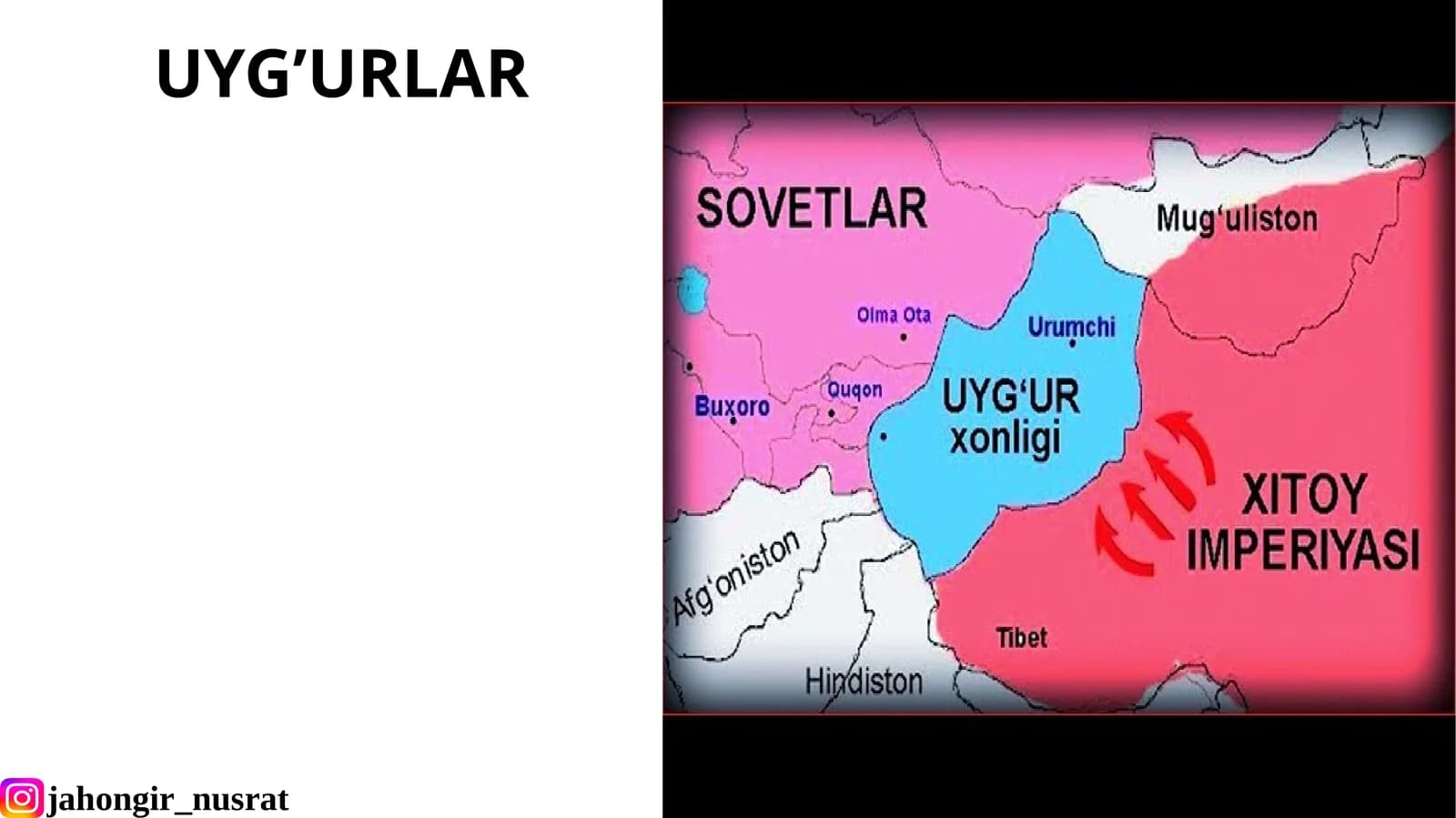 uyğurlar, buyuk ipak yoʻli fani