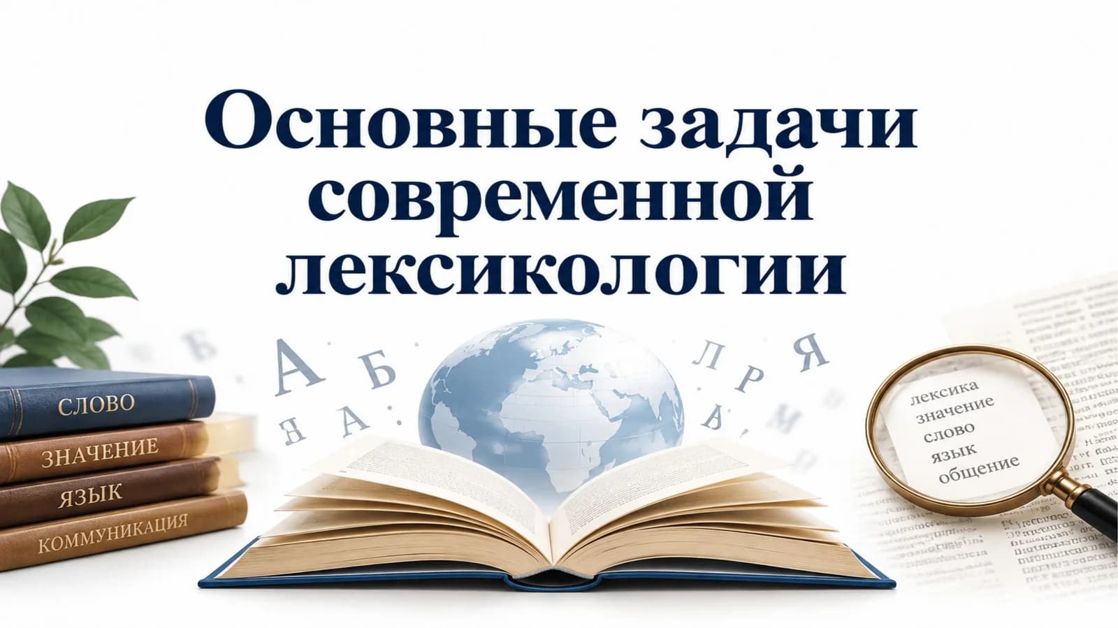 Основные задачи современной лексикологии.