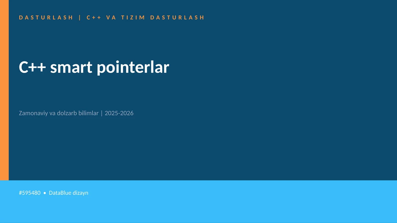 C++ smart pointerlar