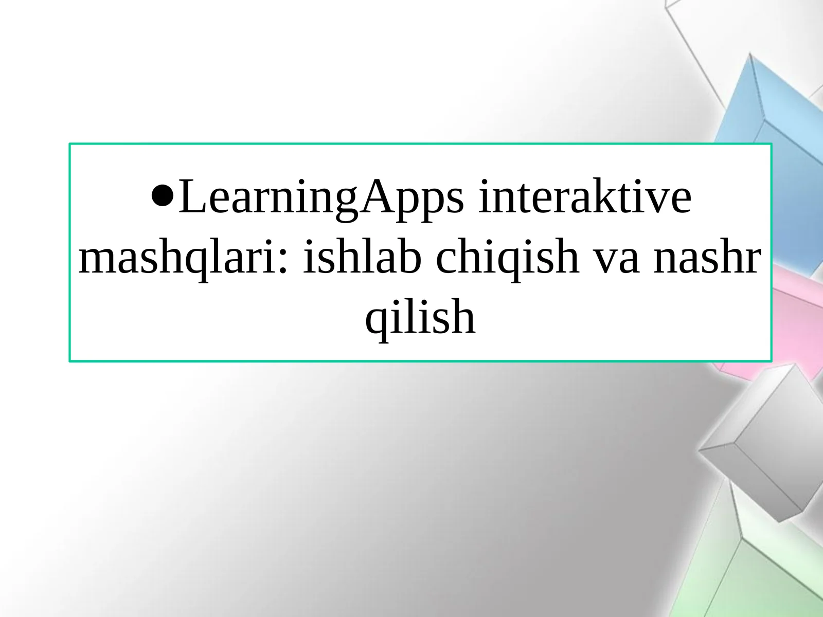 Product slide 1