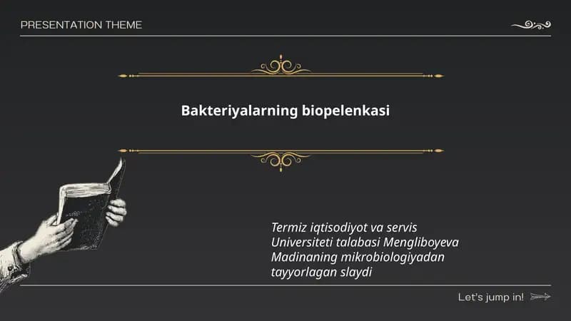 Bakteriyalarning biopelenkasi