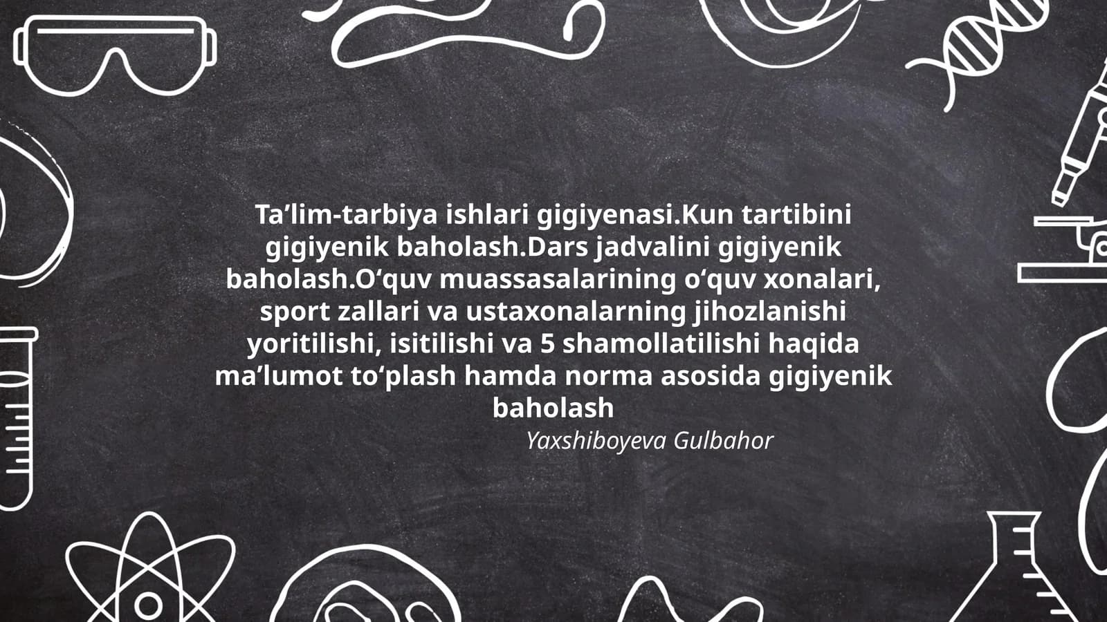 Taʼlim-tarbiya ishlari gigiyenasi