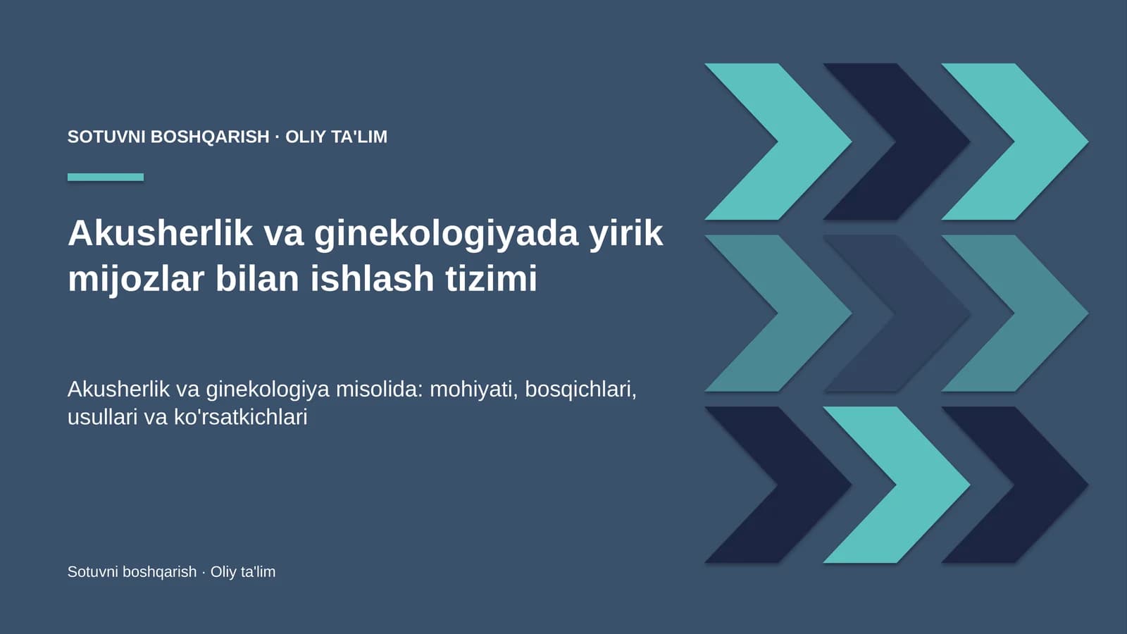 akusherlik va ginekologiyada yirik mijozlar bilan ishlash tizimi 2633