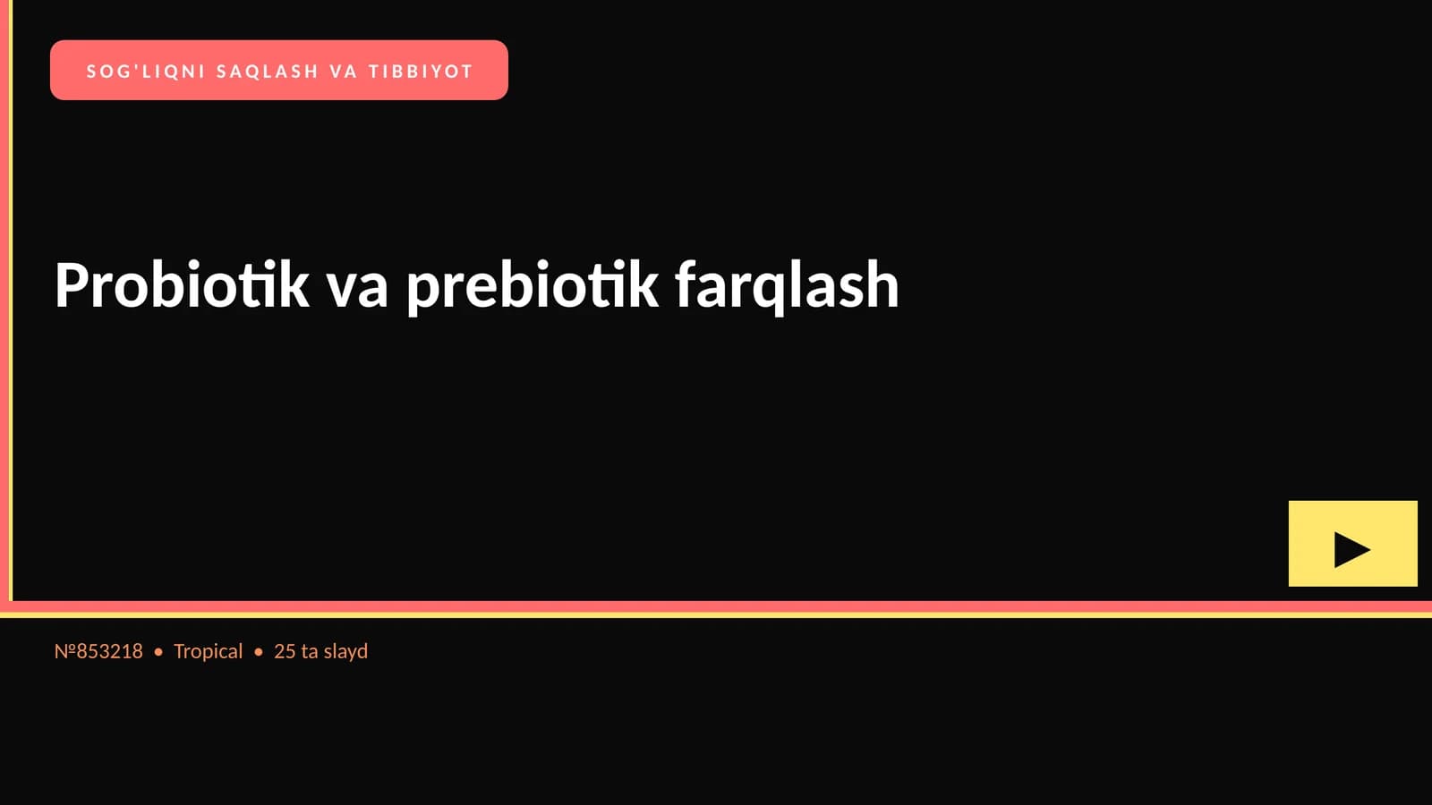 Probiotik va prebiotik farqlash
