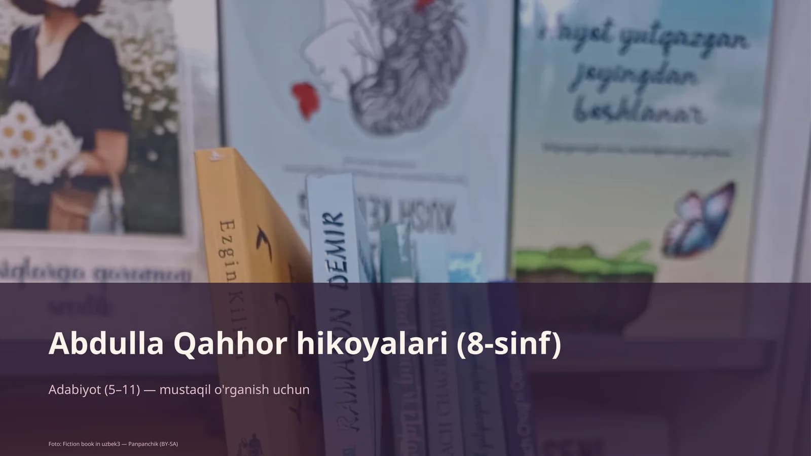 Abdulla Qahhor hikoyalari (8-sinf)