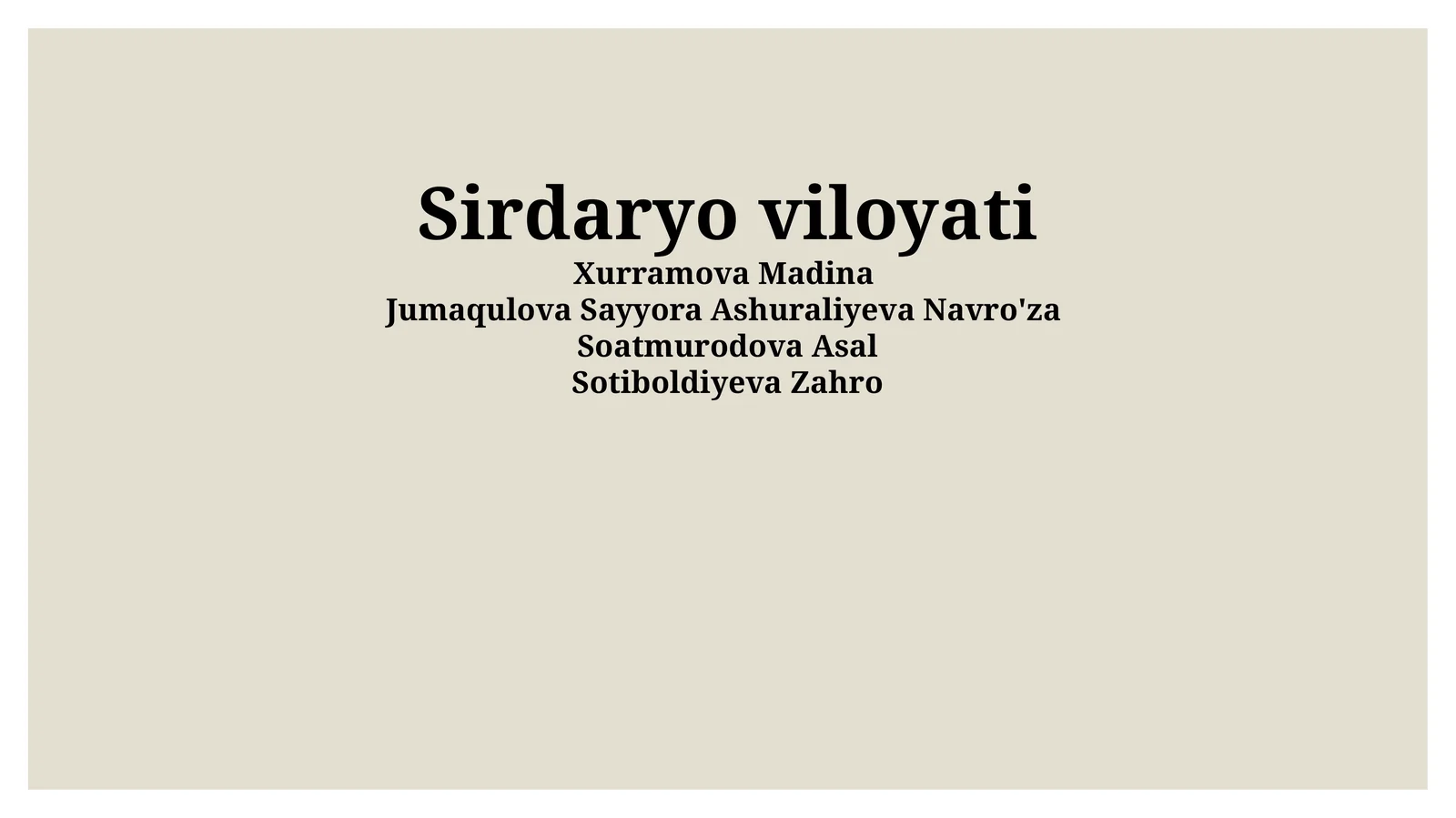 Sirdaryo viloyati ta'limi