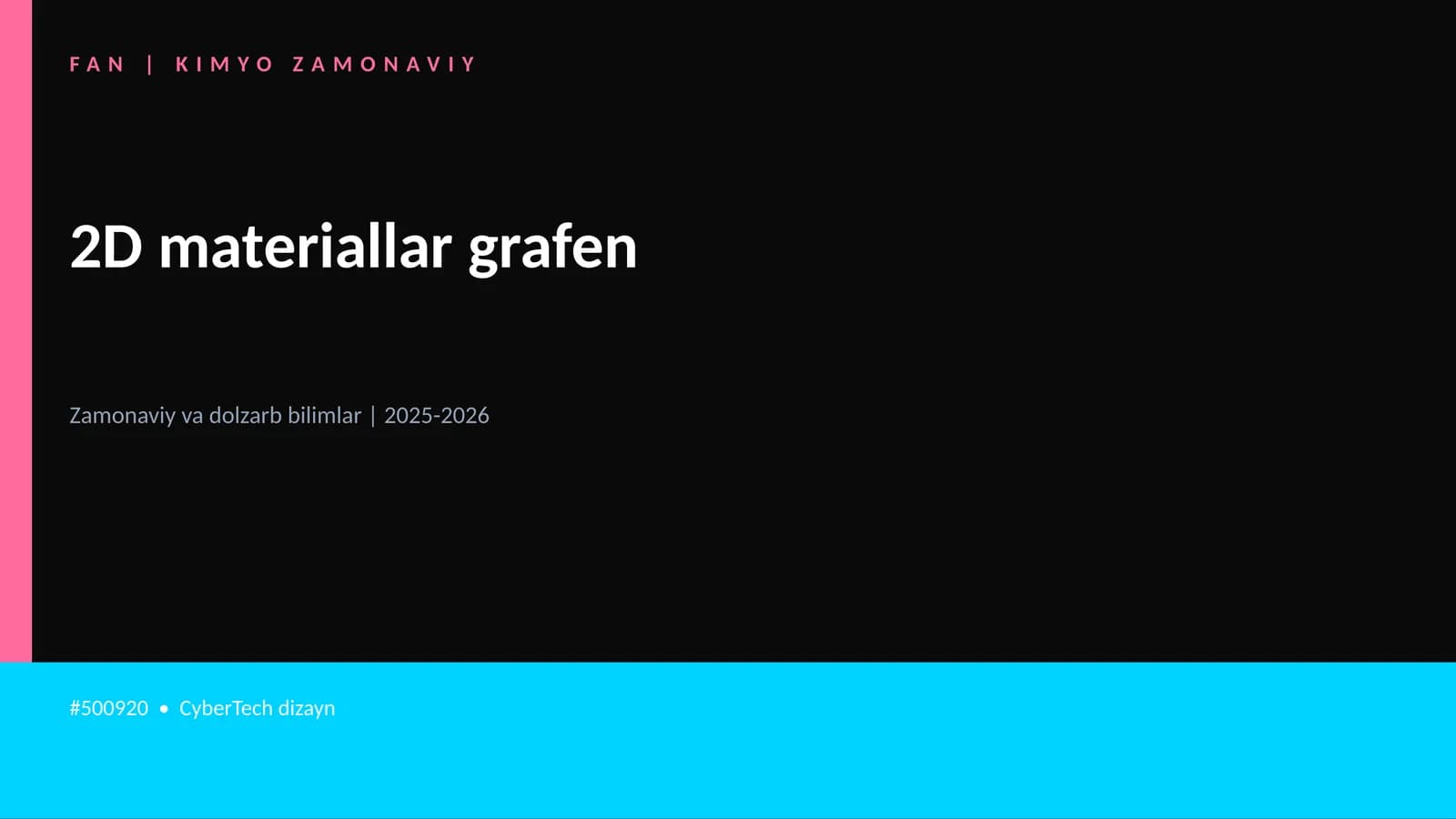 2D materiallar grafen