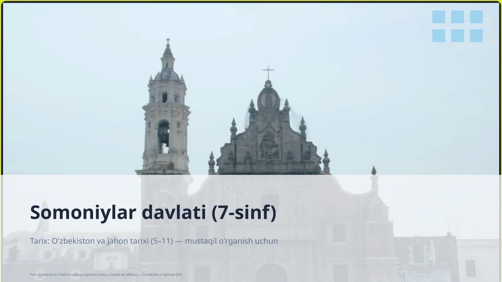 Somoniylar davlati (7-sinf)