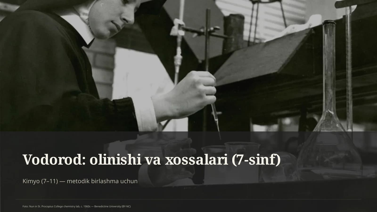 Vodorod: olinishi va xossalari (7-sinf)