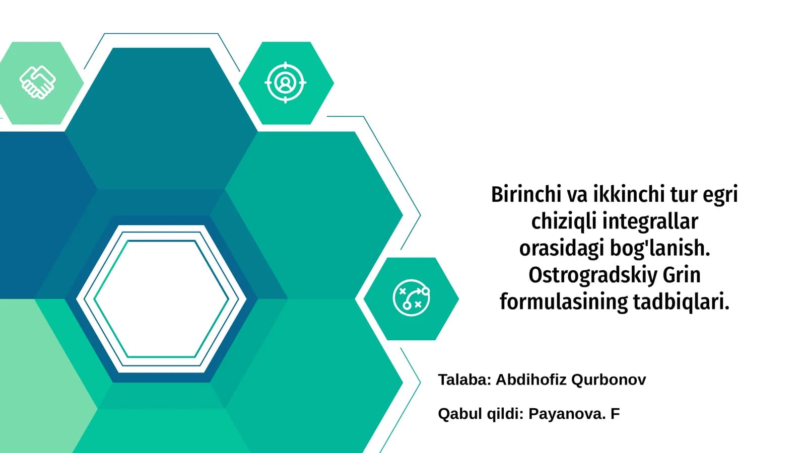Egri chiziqli integrallar