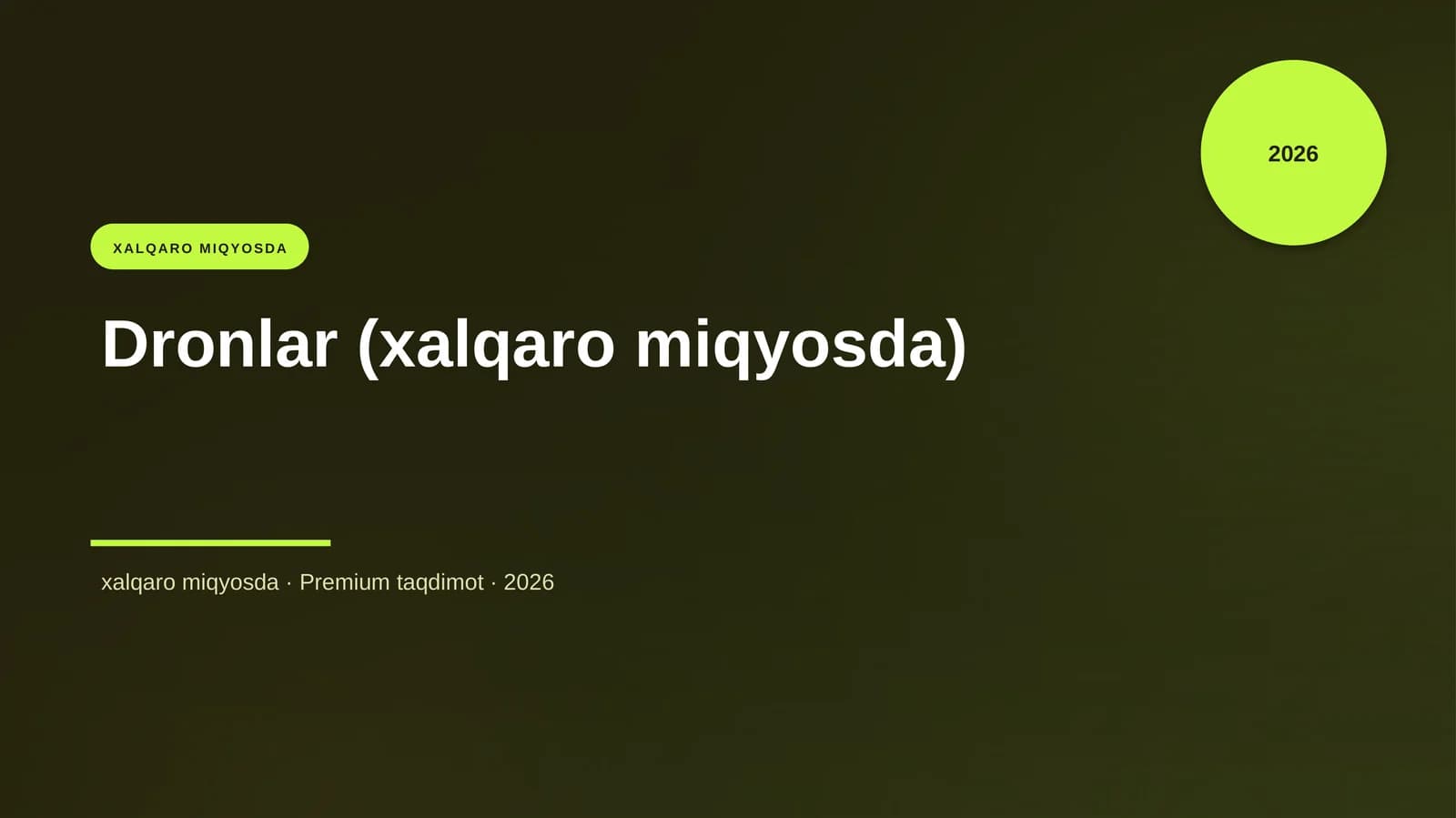 Dronlar (xalqaro miqyosda)