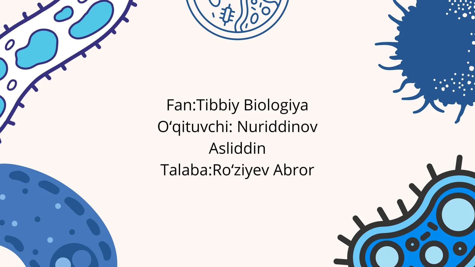 Hujayra tuzulishi. Hujayra nazariyasi. Xayvon va odam xromosomalarining morfofunksional xarakteristi